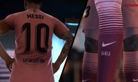 Il Barcellona presenta la sua terza maglia di gioco attraverso PES 2019